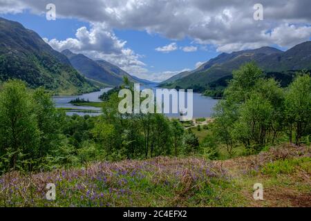 Glenfinnan Monument Loch Shiel Highland Ecosse Banque D'Images