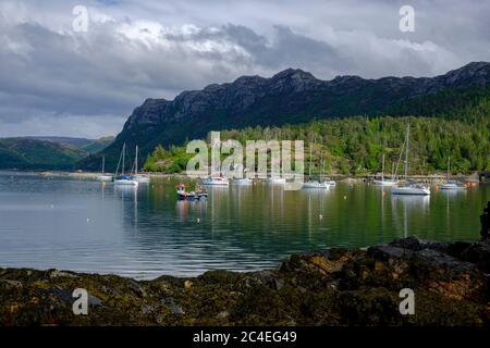 Wester Ross Plockton Highland Inverness Ecosse Banque D'Images