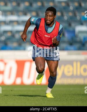 High Wycombe, Royaume-Uni. 26 juin 2020. Fred Onyedinma de Wycombe Wanderers lors de la session de formation du Wycombe Wanderers FC à Adams Park, High Wycombe, Angleterre, le 26 juin 2020. Photo de David Horn. Crédit : images Prime Media/Alamy Live News Banque D'Images