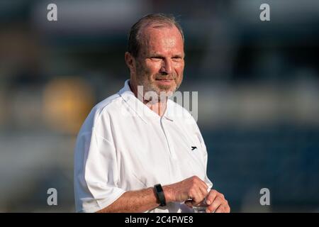 High Wycombe, Royaume-Uni. 26 juin 2020. Séance de formation du Wycombe Wanderers FC à Adams Park, High Wycombe, Angleterre, le 26 juin 2020. Photo de David Horn. Crédit : images Prime Media/Alamy Live News Banque D'Images