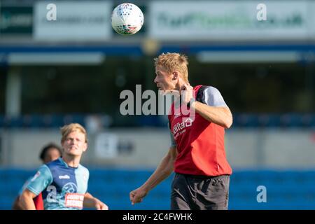 High Wycombe, Royaume-Uni. 26 juin 2020. Lors de la session de formation du Wycombe Wanderers FC à Adams Park, High Wycombe, Angleterre, le 26 juin 2020. Photo de David Horn. Crédit : images Prime Media/Alamy Live News Banque D'Images