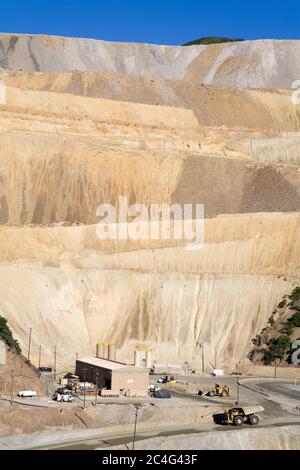 Mine de cuivre de Bingham Canyon, Salt Lake City, Utah, États-Unis, Amérique du Nord Banque D'Images