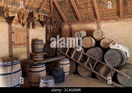 Jamestown Settlement Museum, Williamsburg, Virginie, USA Banque D'Images