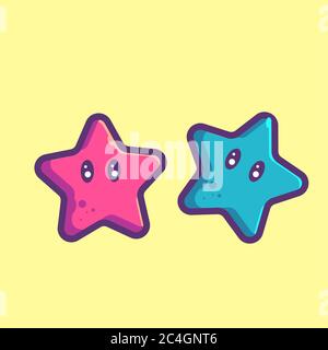 starfish vector icon. concept d'icône d'été Illustration de Vecteur