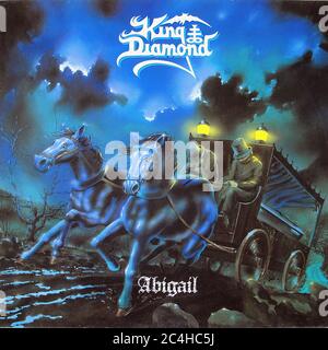 King Diamond Abigail Mercyful Fate 12'' Vinyl LP - couverture Vintage Banque D'Images