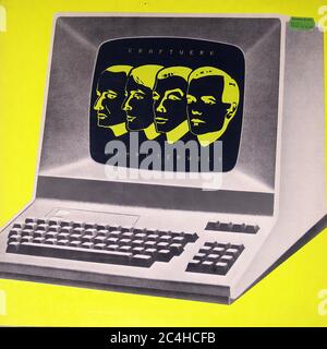 Kraftwerk Computerwelt 12'' Vinyl LP - couverture Vintage Banque D'Images