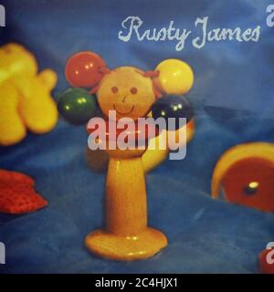 Rusty James Save the Last Dance for Me 12'' LP Vinyl - Vintage Record Cover Banque D'Images