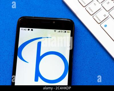 Ukraine. 27 juin 2020. Dans cette illustration, le logo e-commerce Brain MD est affiché sur un smartphone. Crédit: Igor Golovniov/SOPA Images/ZUMA Wire/Alamy Live News Banque D'Images