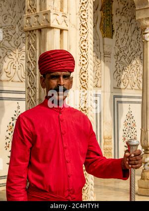 Jaipur, Rajasthan, Inde; Fév, 2020 : Palais de la ville, Jaipur, Rajasthan, Inde Banque D'Images