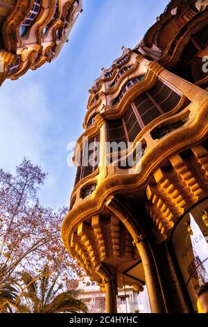 Cet appartement de style Art nouveau historique bâtiment peut Casasayas, Mallorca, Espagne Banque D'Images