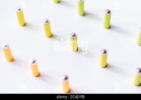 Arrière-plan abstrait avec piles sel colorées. Banque D'Images