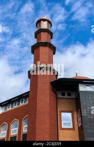 Masjid E Tauheedul Islam. Rue Bicknell, Blackburn. Banque D'Images