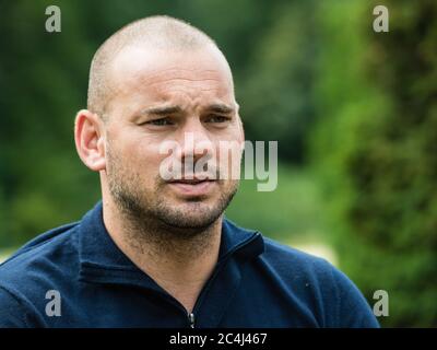 DOORN, PAYS-BAS - JUIN 27: Wesley Sneijder lors de sa présentation de livre le 27 juin 2020 à Doorn, pays-Bas Banque D'Images