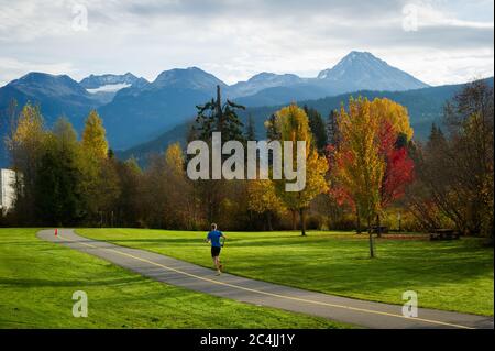 Whistler, C.-B., Canada : Whistler 50 et Ultra Marathon – photo Banque D'Images