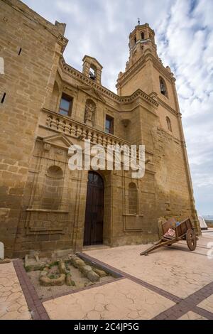 Parroquia El Salvador à Ejea de los Caballeros, Saragosse, Espagne Banque D'Images