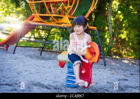 Whistler, C.-B., Canada : le parc Balsam, également connu sous le nom de Parc des hélicoptères – photo de stock Banque D'Images