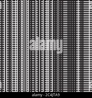 Motif sans couture avec lignes noires horizontales et verticales Illustration de Vecteur