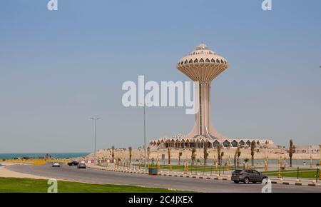 Vue sur la mer d'Alkhobar, en Arabie Saoudite. Ville : Khobar, pays : saoudien Banque D'Images