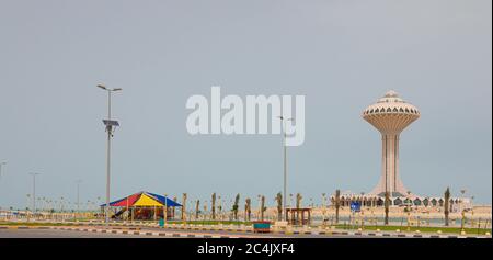 Vue sur la mer d'Alkhobar, en Arabie Saoudite. Ville : Khobar, pays : saoudien Banque D'Images