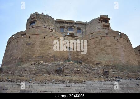 Le fort Jaisalmer est le deuxième fort le plus ancien du Rajasthan Banque D'Images