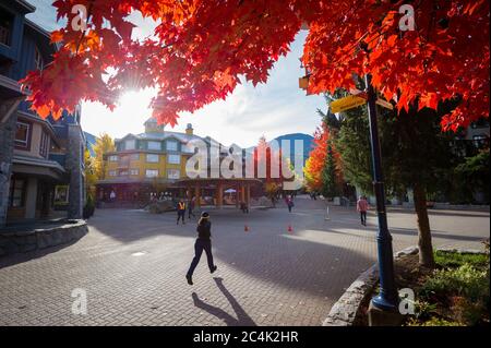 Whistler, C.-B., Canada : Whistler 50 et Ultra Marathon – photo Banque D'Images