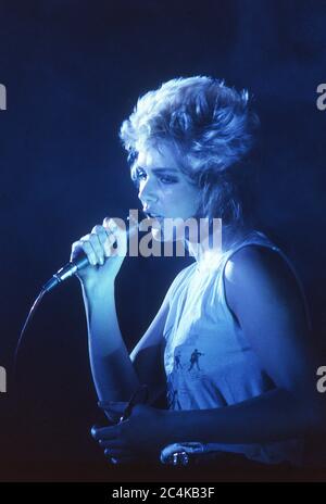 Kim Wilde en concert 1983 Banque D'Images