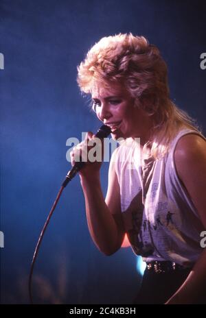 Kim Wilde en concert 1983 Banque D'Images