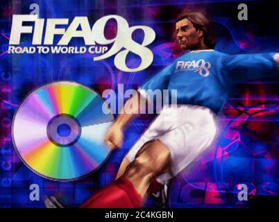 FIFA 98 Road to World Cup - Sony PlayStation 1 PS1 PSX - usage éditorial uniquement Banque D'Images