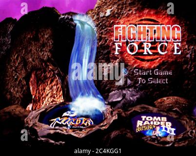 Fighting Force - Sony PlayStation 1 PS1 PSX - usage éditorial uniquement Banque D'Images