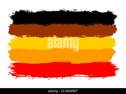 BIPOC c'est l'initialisme du noir, des autochtones et des personnes de couleur. Symbole créé avec des contours de forme. Drapeau destiné à unir toutes les personnes de couleur. Illustration de Vecteur