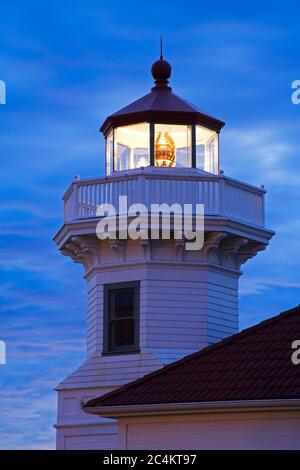 Mukilteo Lighthouse Park, Mukilteo, une plus grande région de Seattle, Washington State, USA Banque D'Images