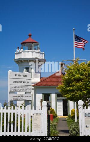 Mukilteo Lighthouse Park, Mukilteo, une plus grande région de Seattle, Washington State, USA Banque D'Images