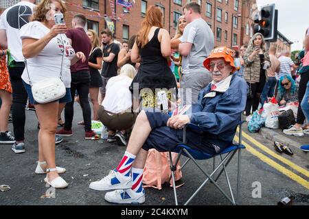 Fête de Sandy Row le 12 juillet Banque D'Images