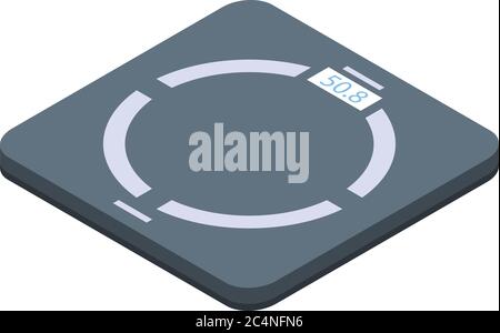 Icône Home Smart Scales. Isométrique de la maison Smart balance icône de vecteur pour la conception de Web isolée sur fond blanc Illustration de Vecteur