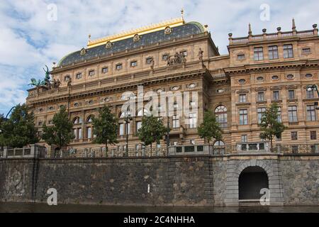 Théâtre national de Prague en République tchèque, Europe Banque D'Images