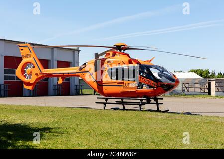 Ambulance aérienne allemande du Ministère fédéral de l'intérieur Banque D'Images