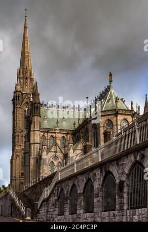 Cathédrale de St Colman dans la ville de Cobh, comté de Cork, Irlande Banque D'Images