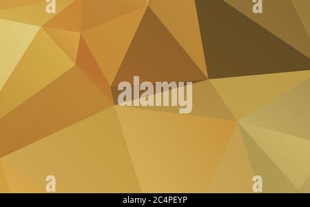 Moderne (doré) Polygonal formes fond, bas poly triangles mosaïque, fond de cristaux or ou or, vector design fond d'écran. Illustration de Vecteur