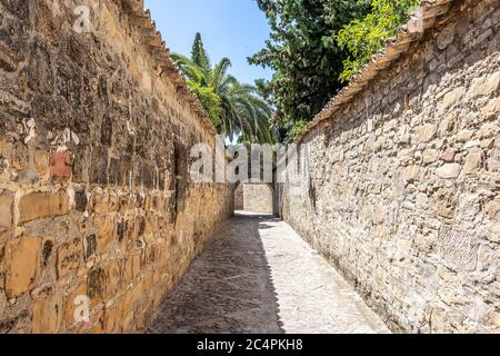 Vieille ville médiévale de Baeza, Jaén, Espagne. Banque D'Images