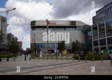 L'extension du centre commercial Westfield en faisant le plus grand centre commercial d'Europe, White City Shepherd's Bush, Londres Banque D'Images