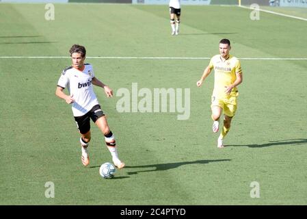 FOOTBALL - VILLAREAL VS VALENCIA Paulista en action pendant la ligue espagnole, la Liga, match de football entre Villareal et Valence le 28 juin 2020 au stade Ceramica à Valence, Espagne. Foto: Xisco Navarro crédit: CORDEL PRESS/Alay Live News Banque D'Images
