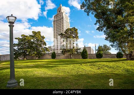 Louisiane State Capital Building Baton Rouge USA Banque D'Images