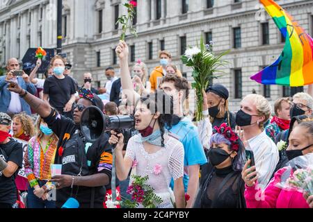 Black Trans est une manifestation importante à Londres Banque D'Images