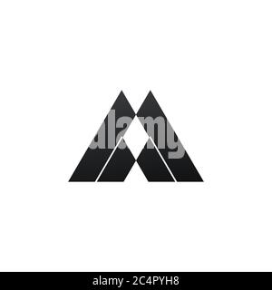 Logo géométrique minimaliste. Éléments graphiques vectoriels pour le logo de votre entreprise. Icône géométrique abstraite créative dans un style moderne et plat Illustration de Vecteur