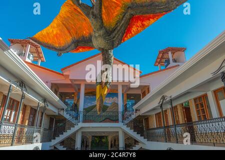 Intérieur de l'administration Torotoro, Parque Nacional Tototoro, Parc national Torotoro, Departamento Potosí, Torotoro, Bolivie, Amérique latine Banque D'Images