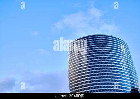 Siège, gratte-ciel et immeubles de bureaux du groupe EDF dans le quartier d'affaires de la Défense, Paris Banque D'Images