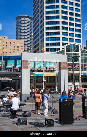 Westlake CentreSeattle, État de Washington, États-Unis Banque D'Images