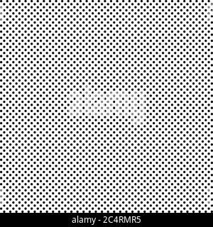 Arrière-plan en pointillés demi-tons uniformément distribués. Motif vectoriel d'effet demi-ton. Points circulaires isolés sur fond blanc. Illustration de Vecteur