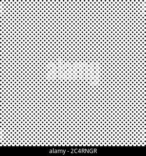 Arrière-plan en pointillés demi-tons uniformément distribués. Motif vectoriel d'effet demi-ton. Points circulaires isolés sur fond blanc. Illustration de Vecteur