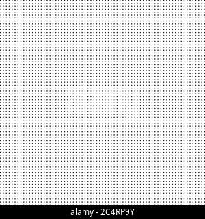 Arrière-plan en pointillés demi-tons uniformément distribués. Motif vectoriel d'effet demi-ton. Points circulaires isolés sur fond blanc. Illustration de Vecteur